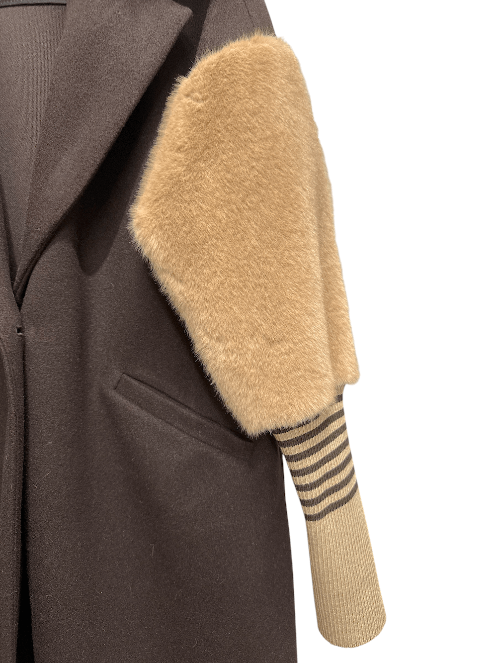 Maryley braune Kameljacken