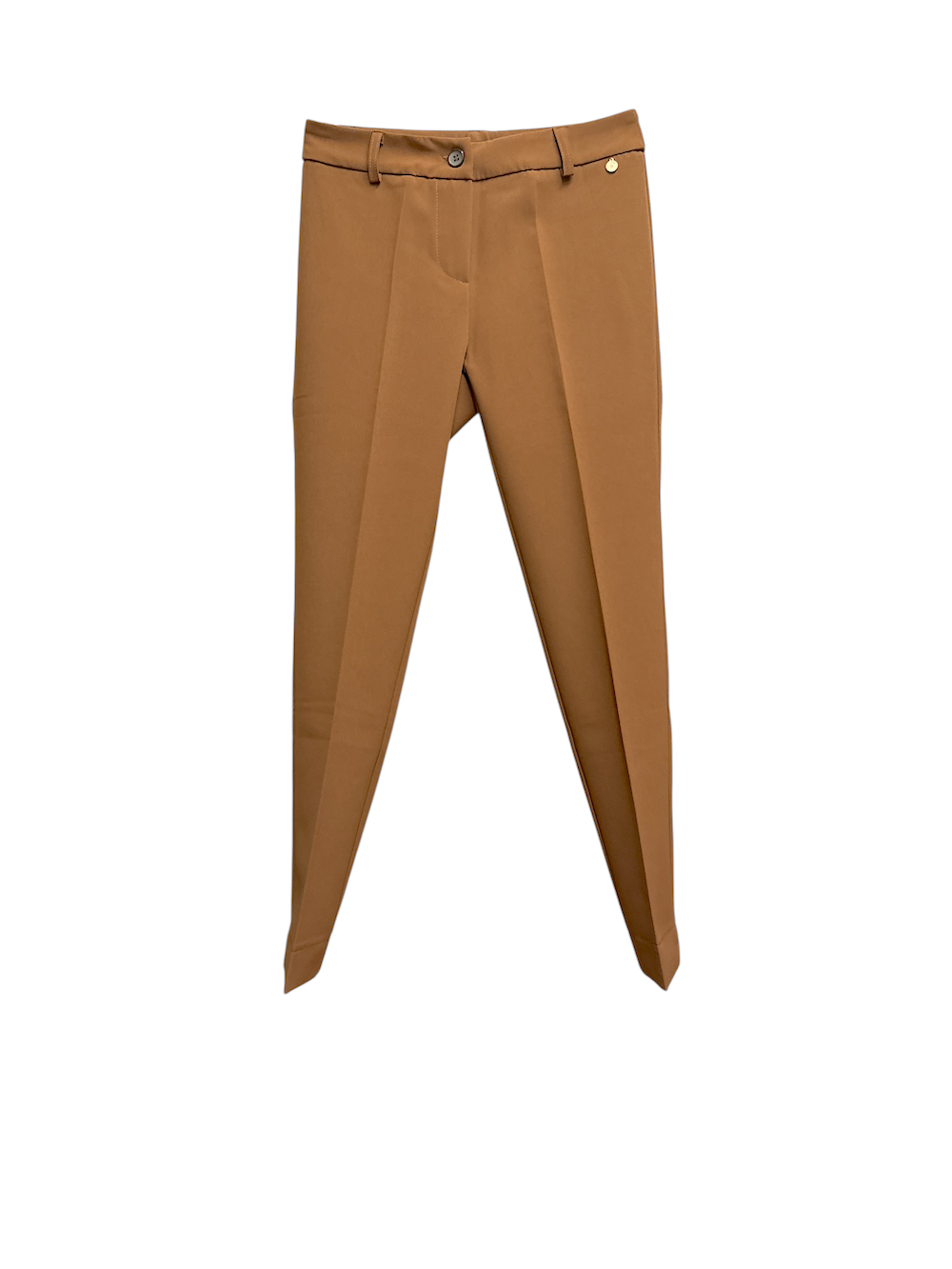 Pantaloni slim color cioccolato Maryley