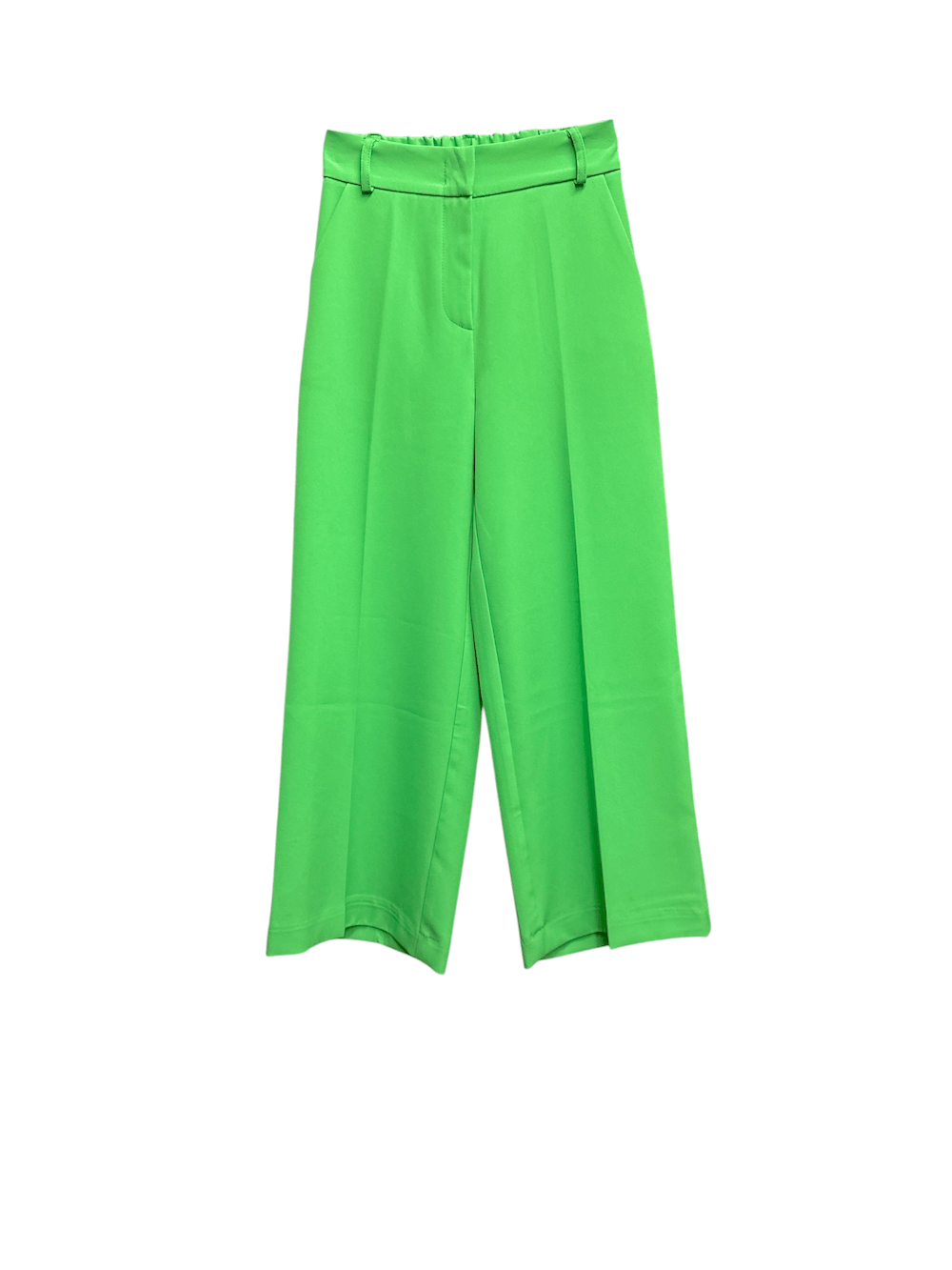 Maryley grüne Hose mit weitem Bein