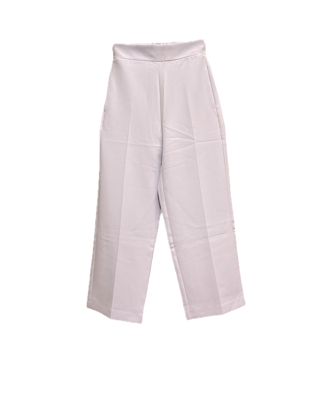 Maryley lilafarbene Hose mit weitem Bein