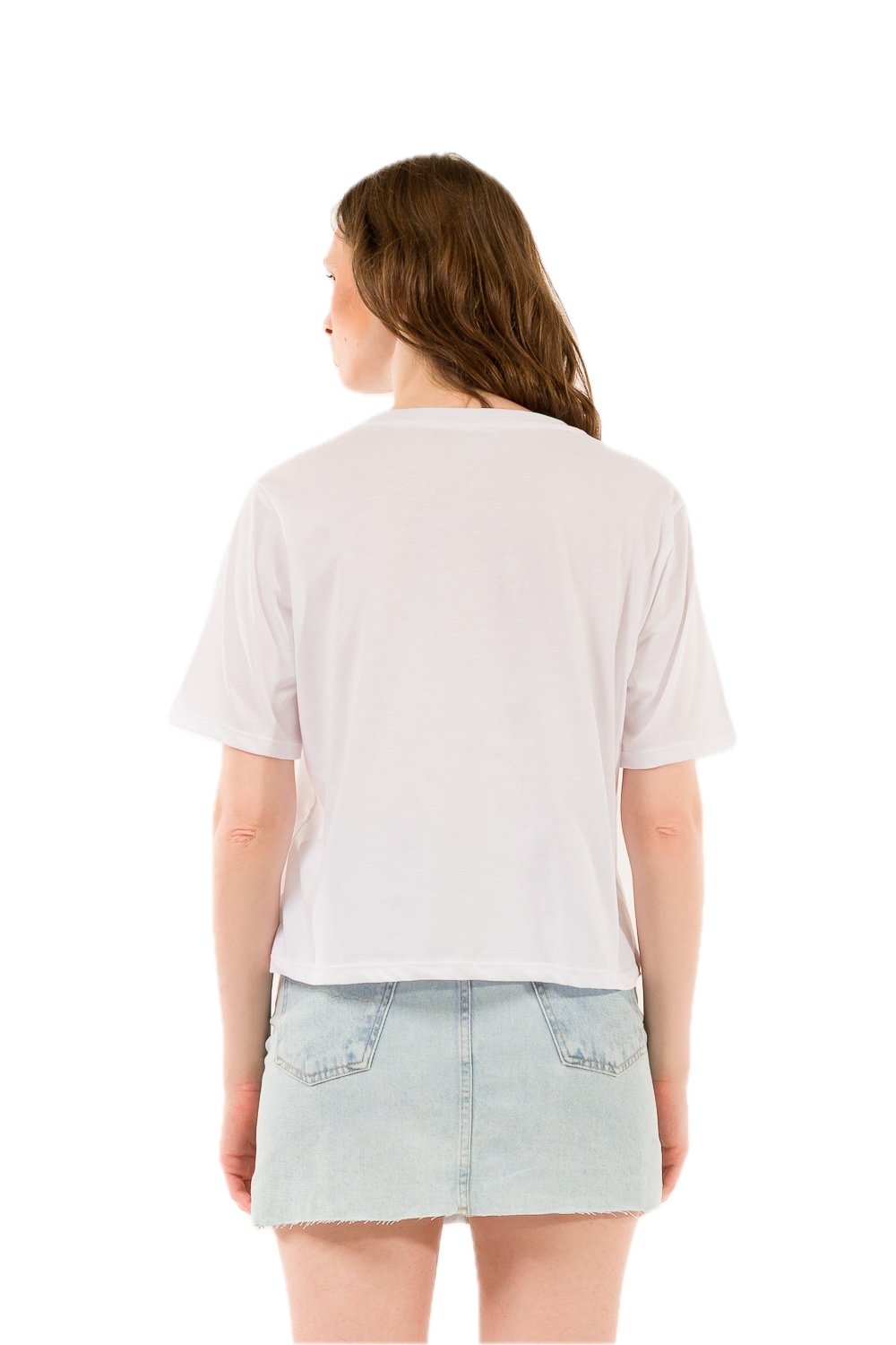 Kontatto bianco fuchsia t-shirt