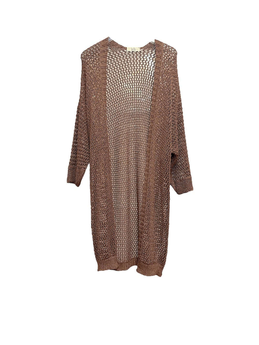 Le îls brauner langer Cardigan