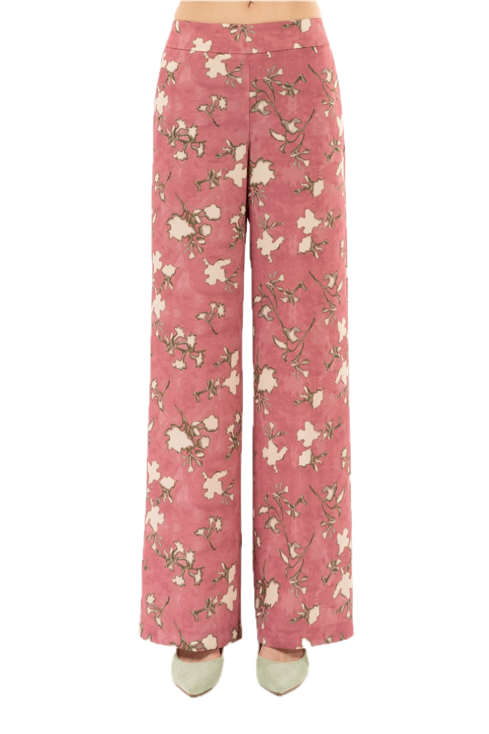 Kontatto pink flower pants