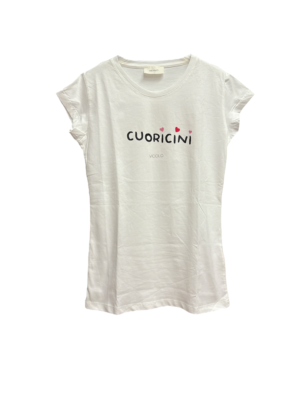 Vicolo hearts white t-shirt