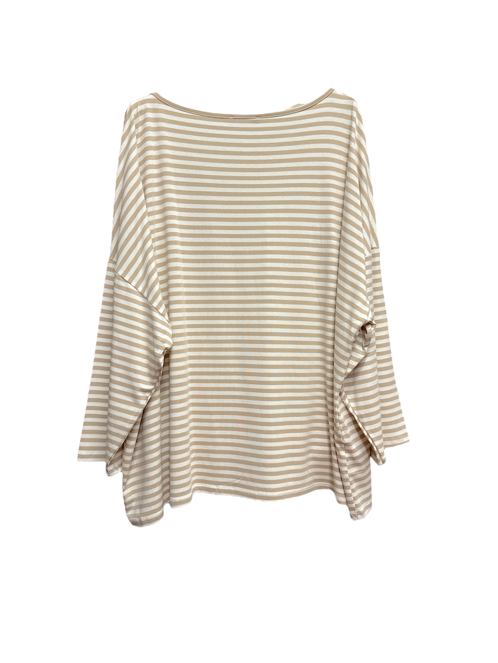 Susy Star white beige line t-shirt