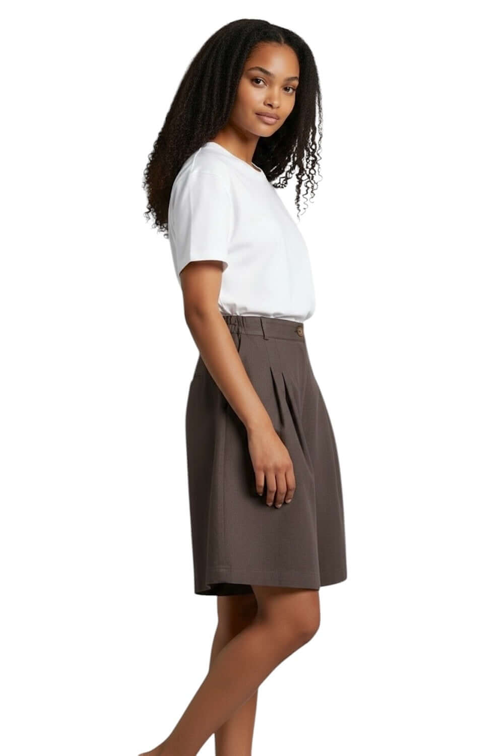 Susy Star brown bermuda
