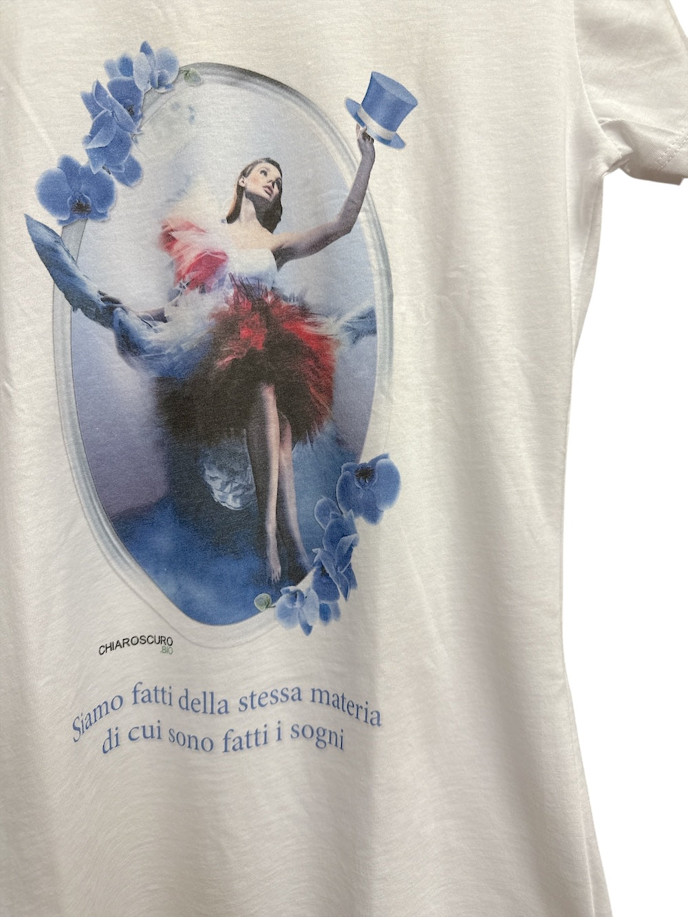 Chiaroscuro white organic t-shirt