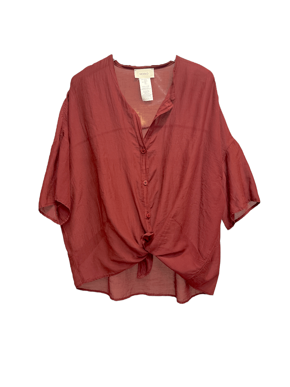 Vicolo india red shirt