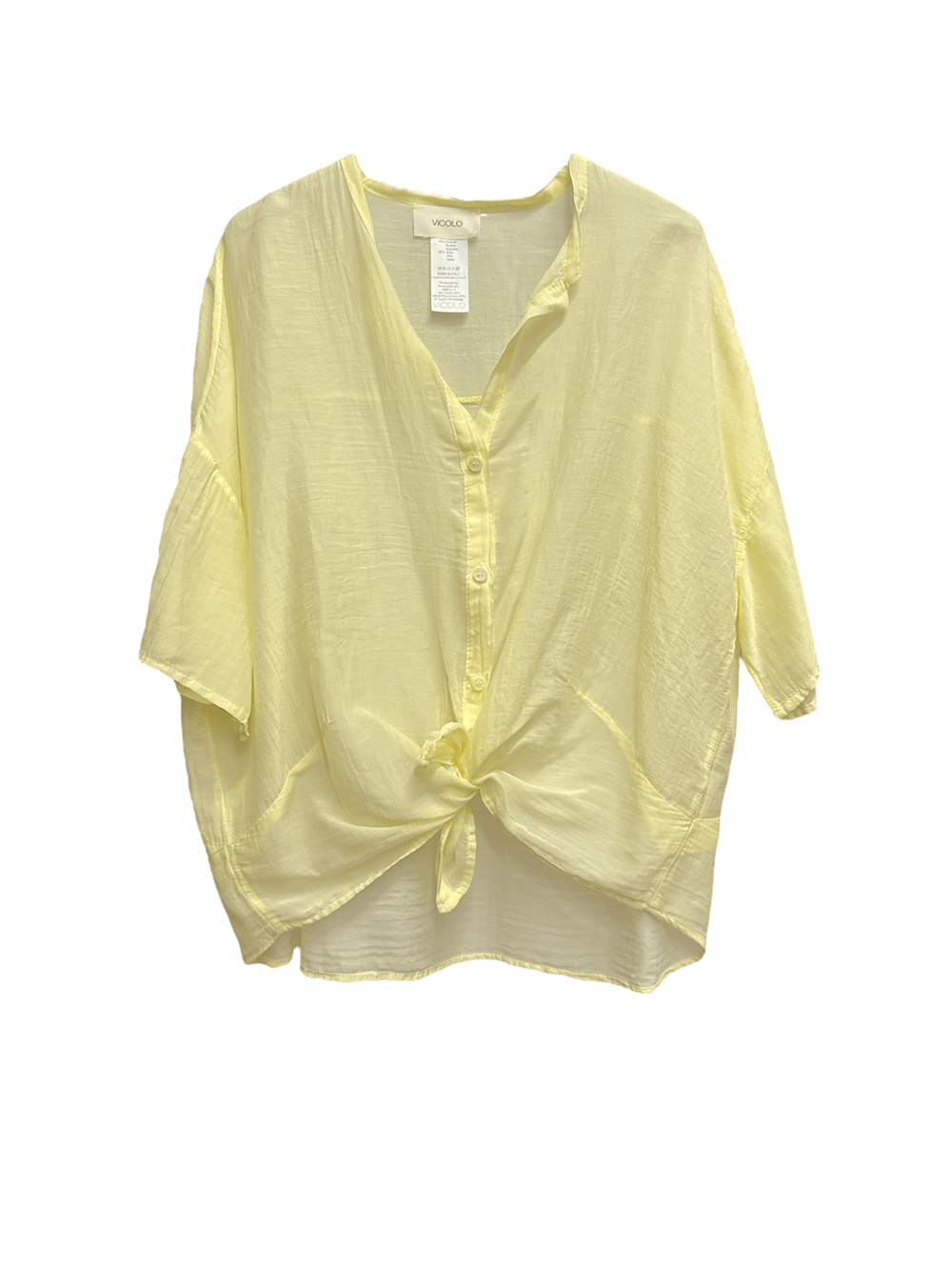 Vicolo yellow shirt