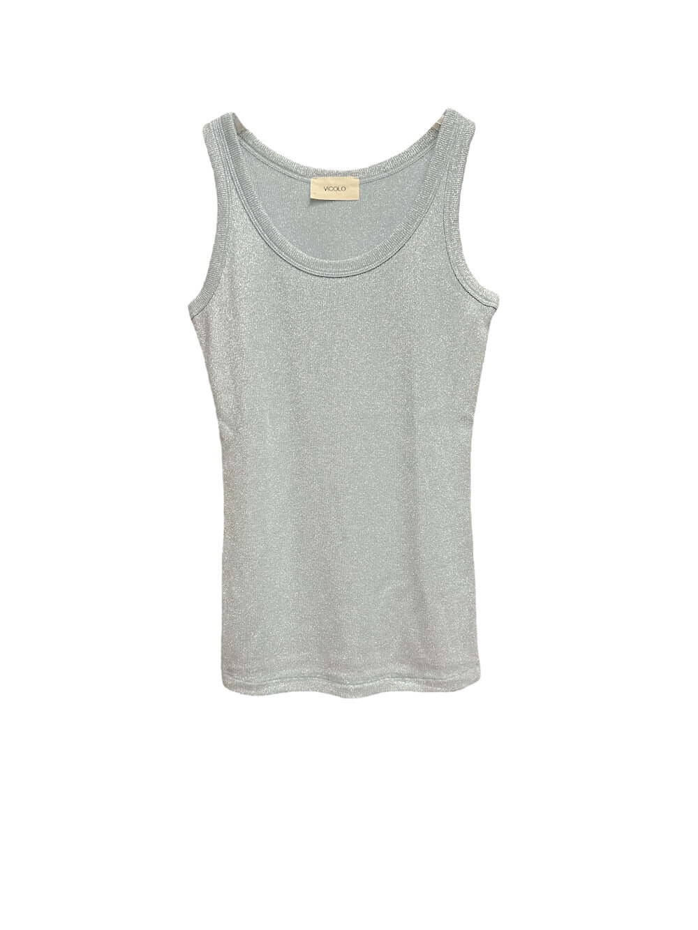 Vicolo light blue glitter top