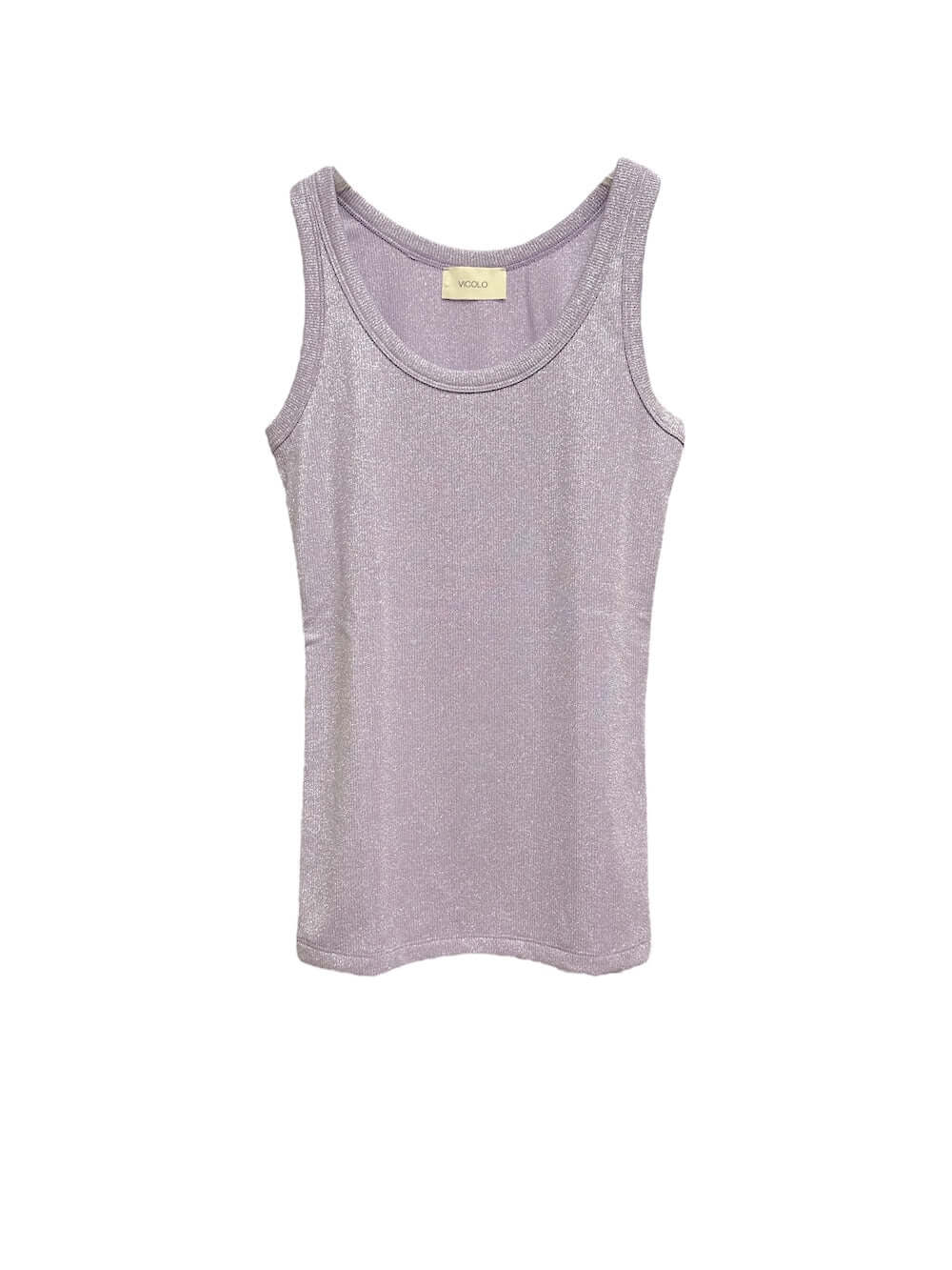 Vicolo lilac glitter top