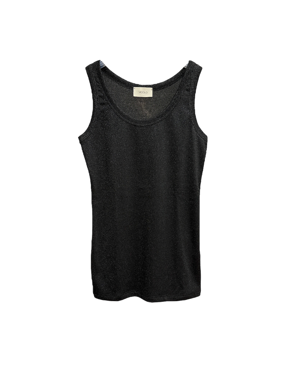 Vicolo black glitter top