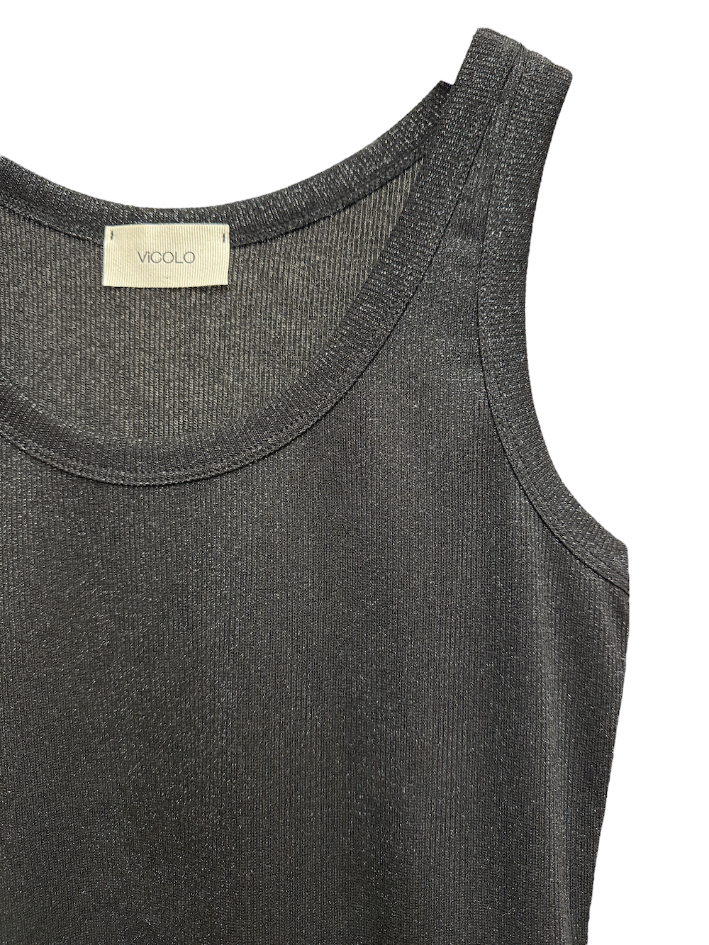 Vicolo schwarzes Glitzertop