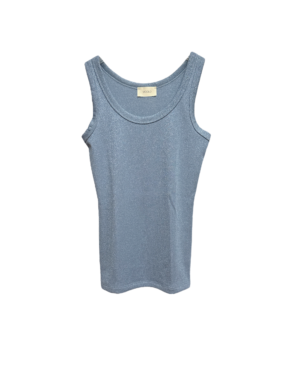 Vicolo Sky Glitter Top