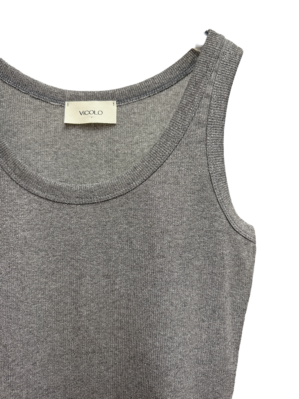 Vicolo grey glitter top
