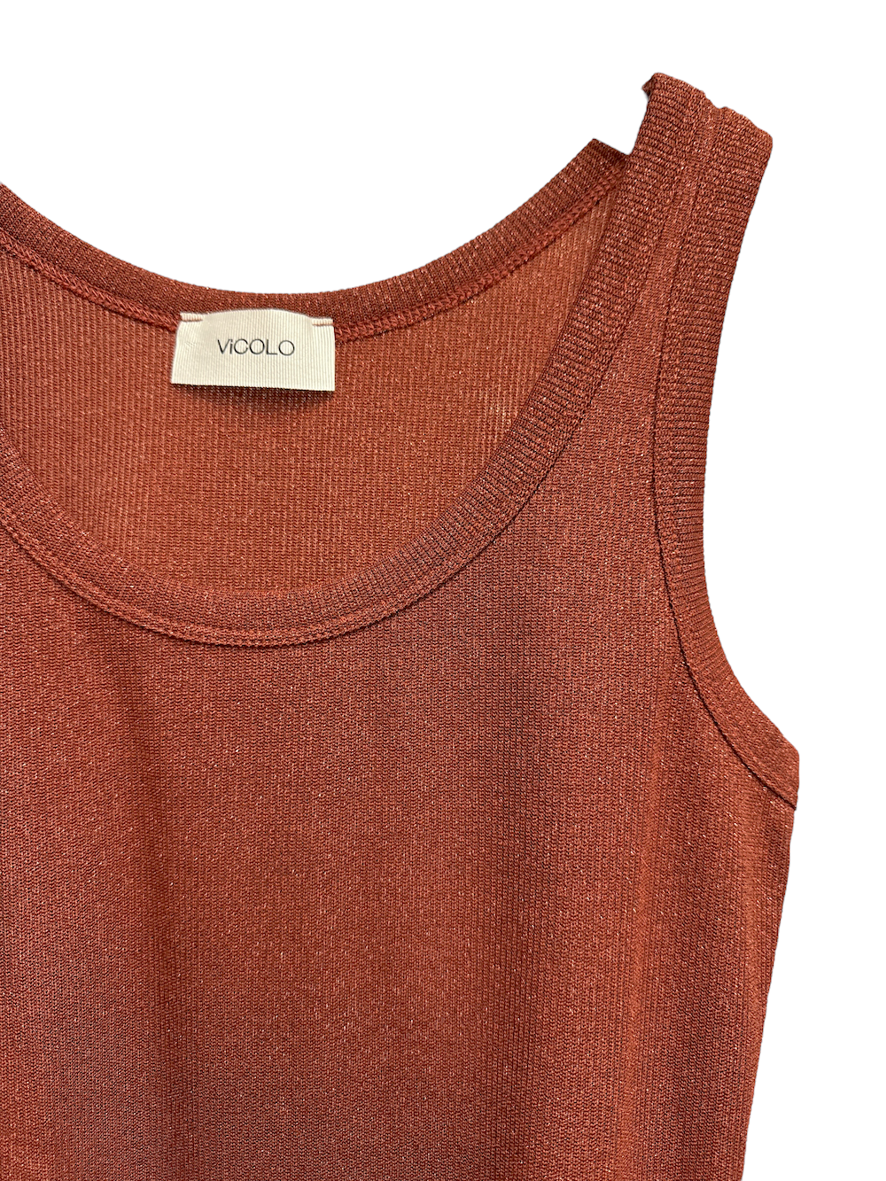 Vicolo rust glitter top