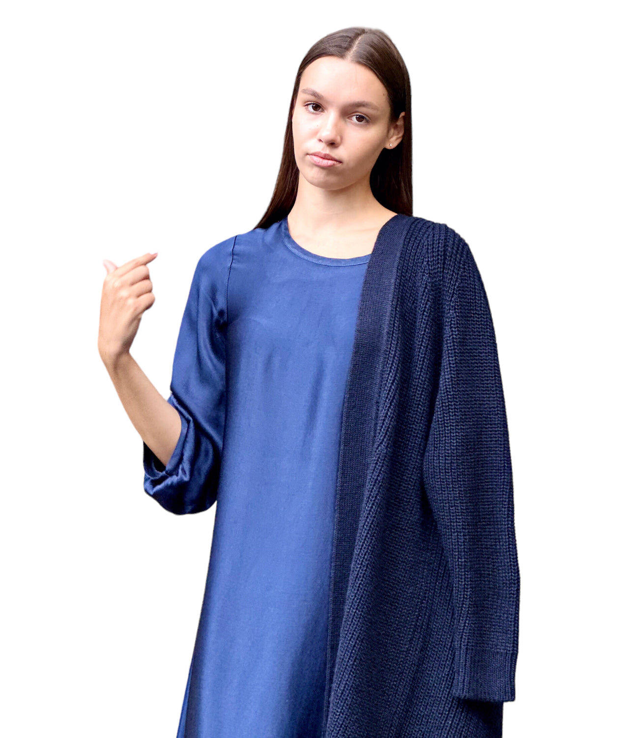 Vicolo blue cardigan