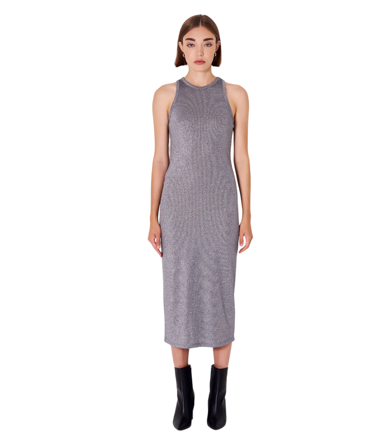 Vicolo lead lurex dress