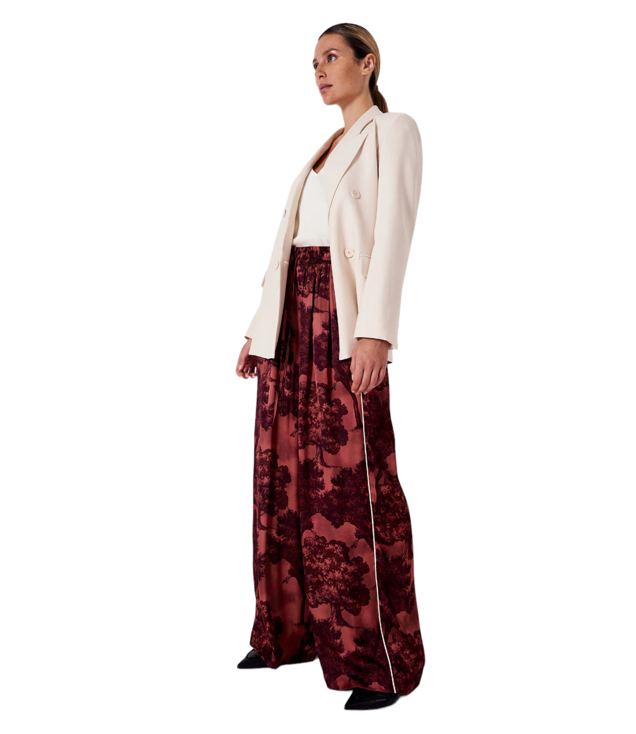 Vicolo pink flower pants