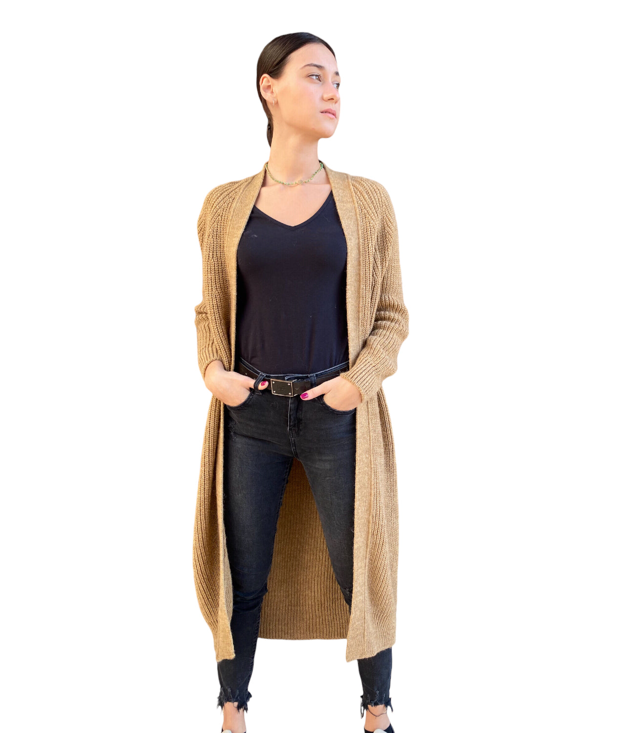 Vicolo camel cardigan