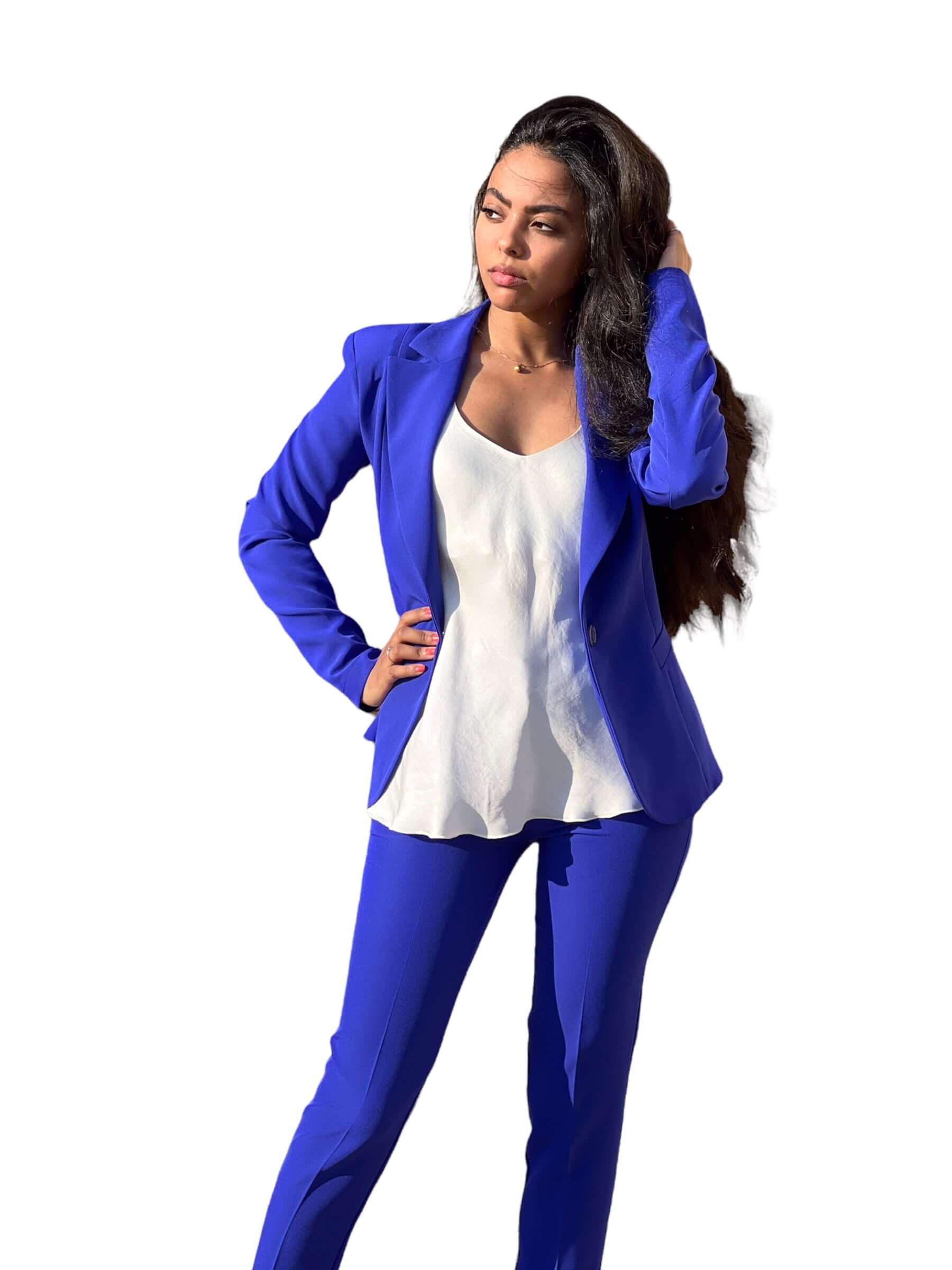Maryley violet slim pants