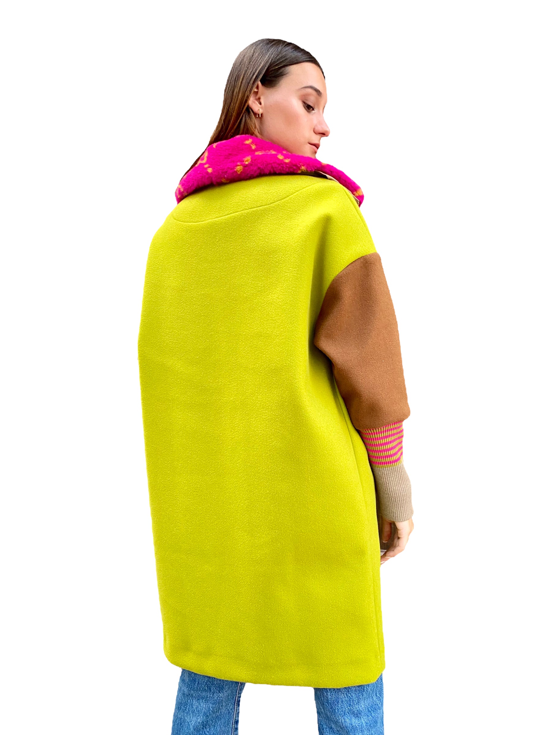 Maryley Öl/ braune Jacke