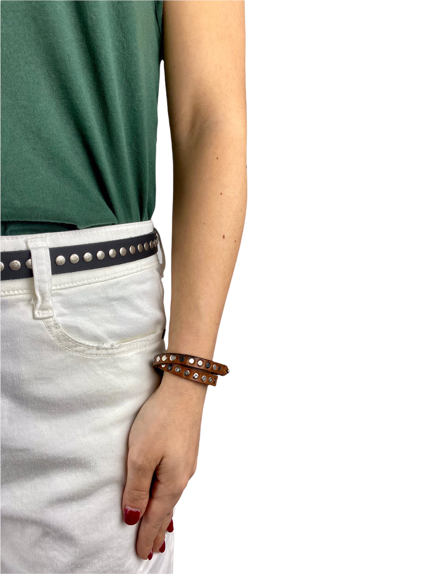DA.D brown bracelet two turns