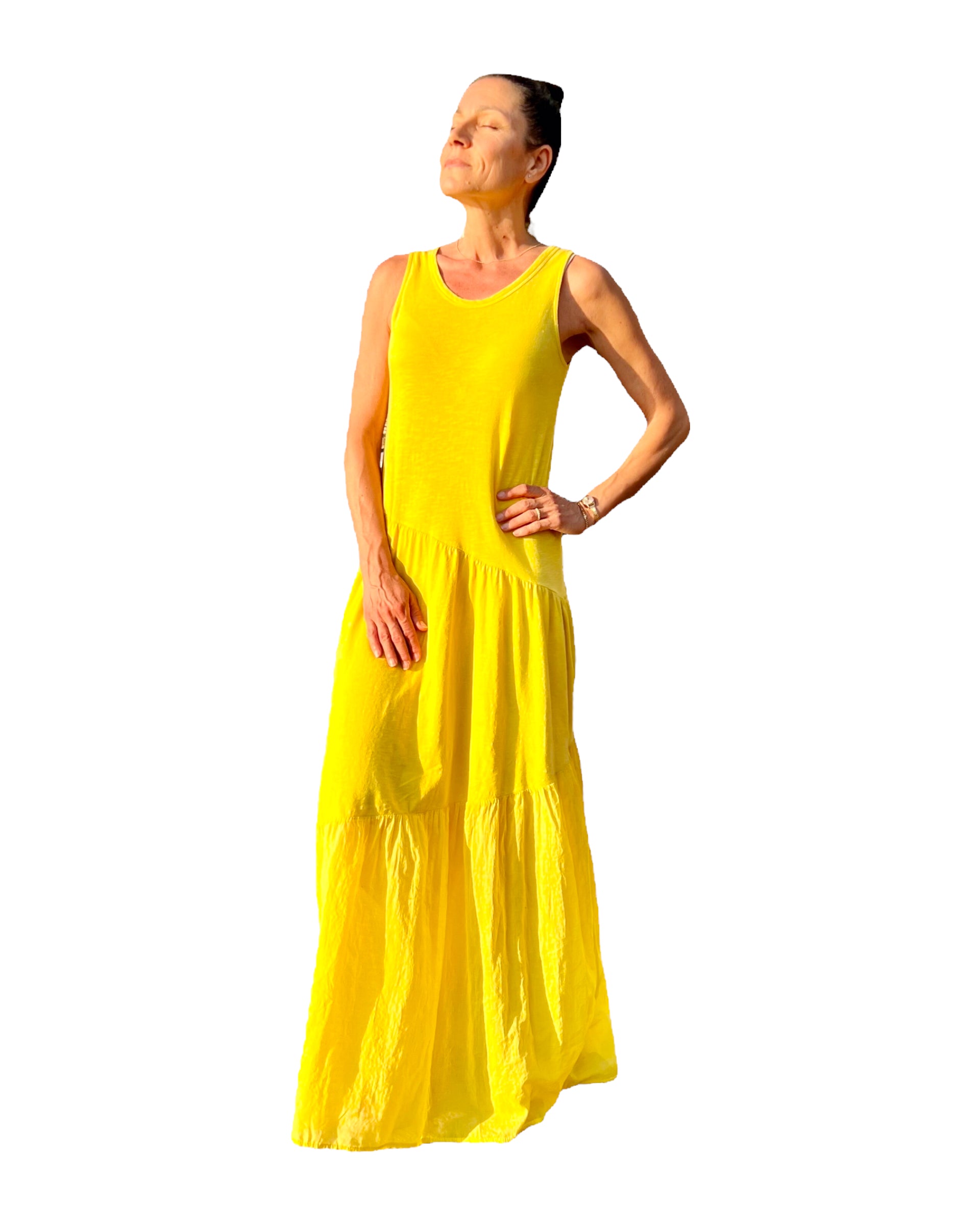 Kontatto yellow dress