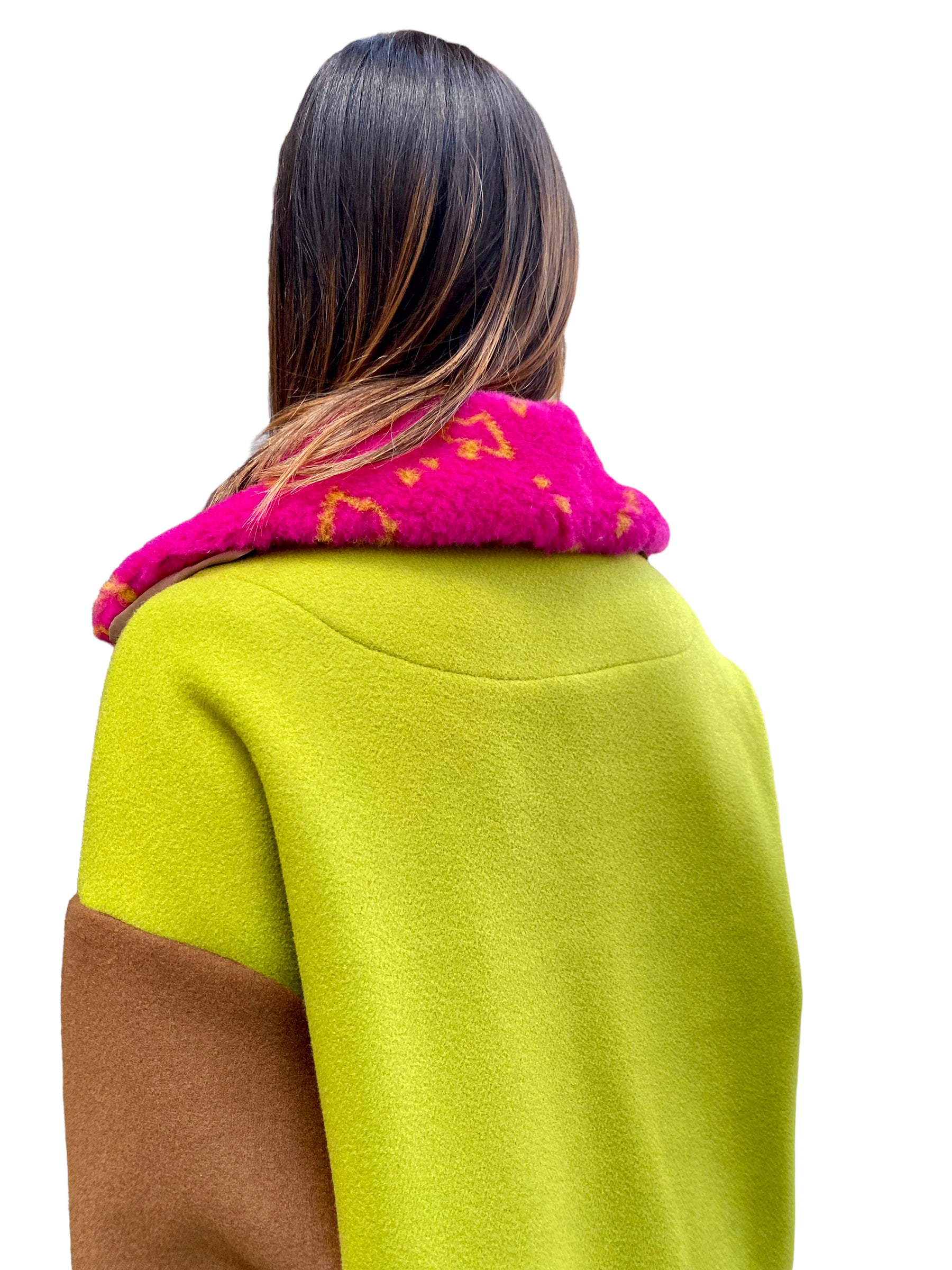 Maryley Öl/ braune Jacke