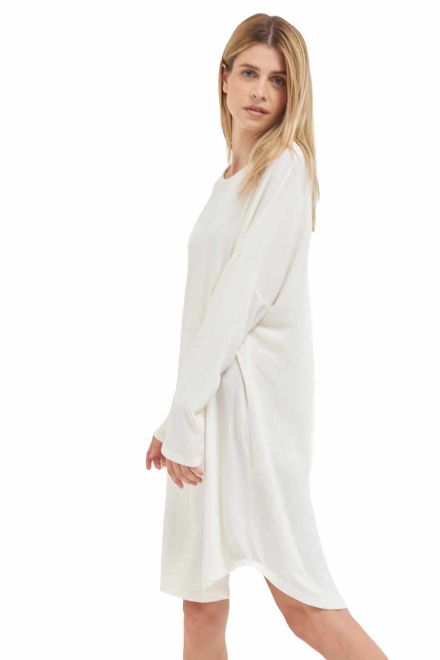 Kikisix milk long sleeve dress