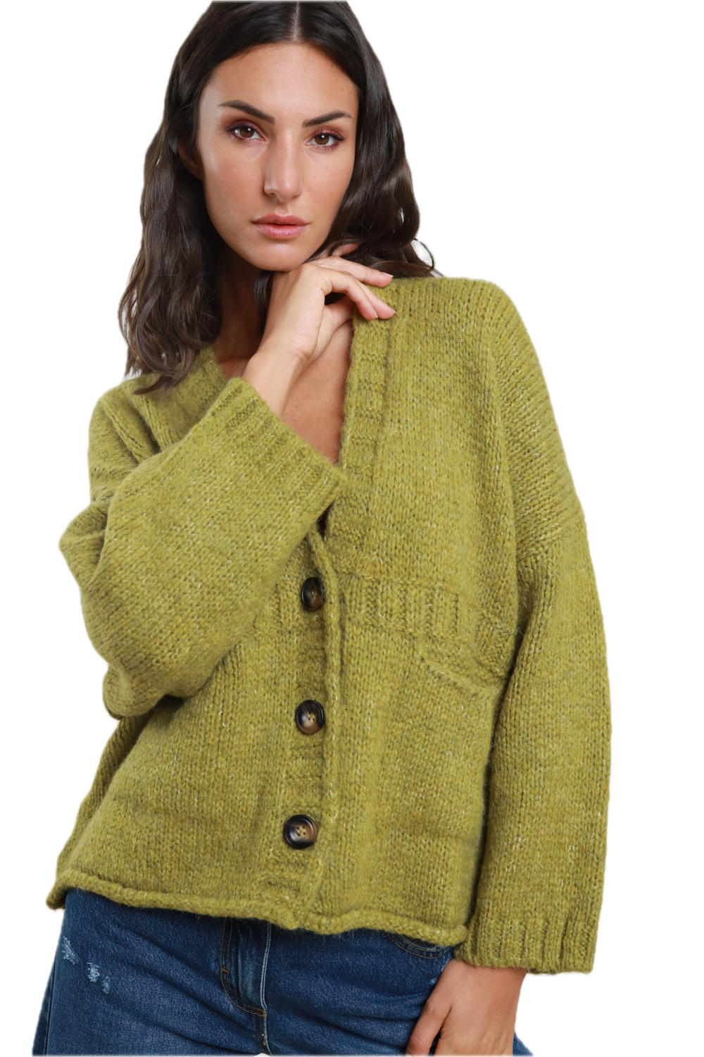 Susy Mix oil cardigan
