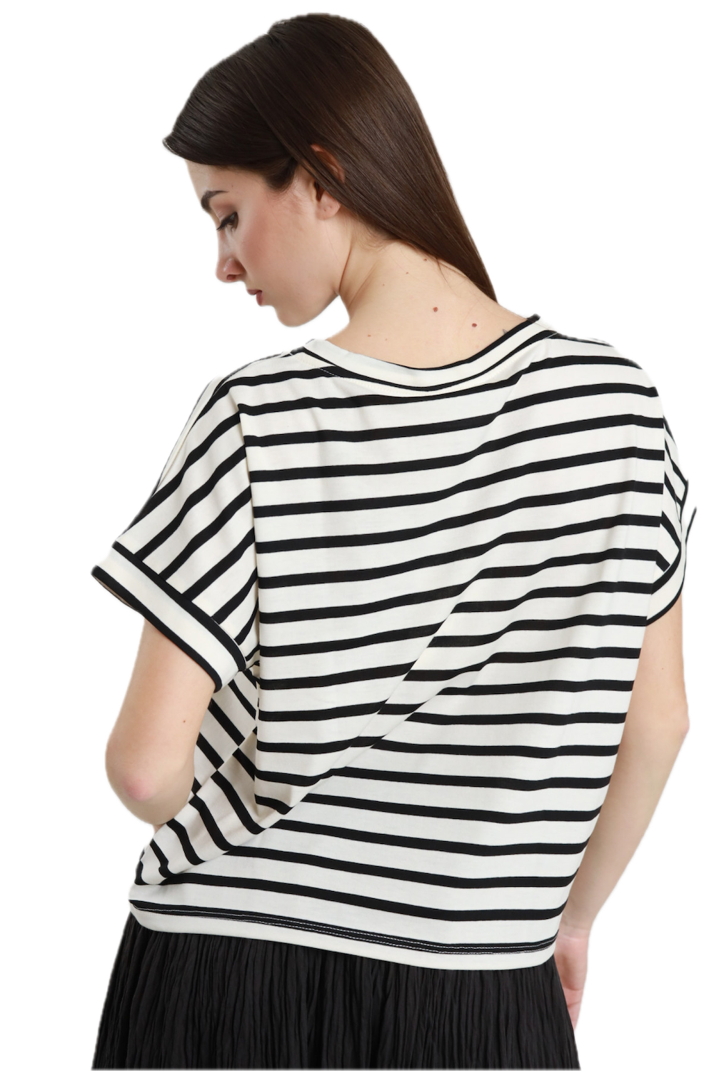 Susy Mix black line t-shirt