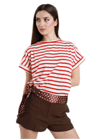 Susy Mix red line t-shirt