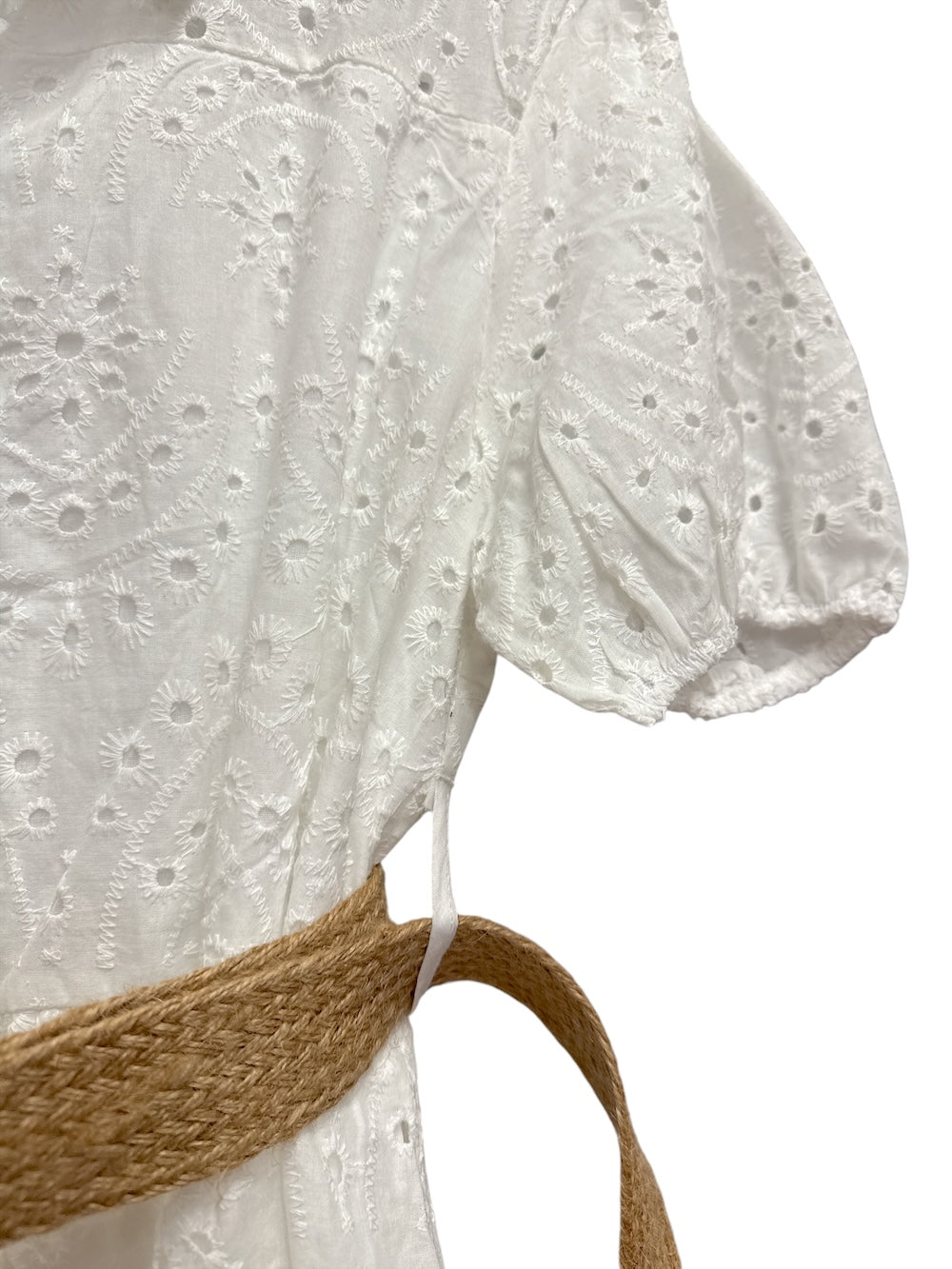Le îls white chemisier dress