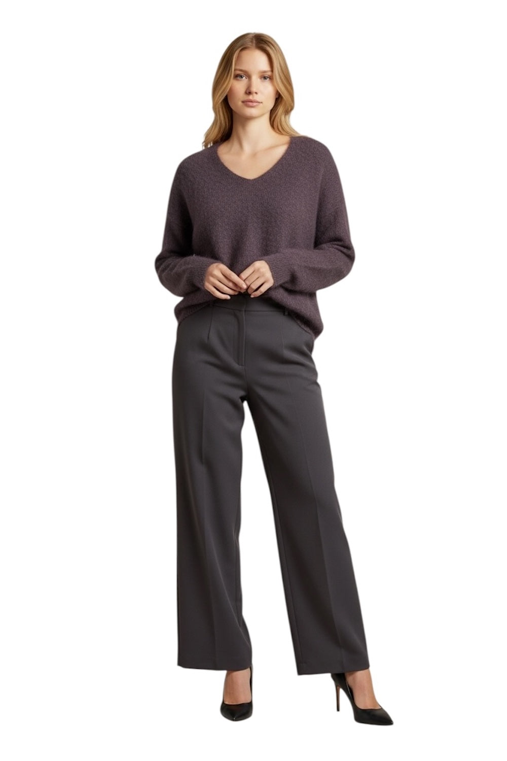 Le îls dark brown pullover