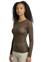 Le îls brown cashmere t-shirt