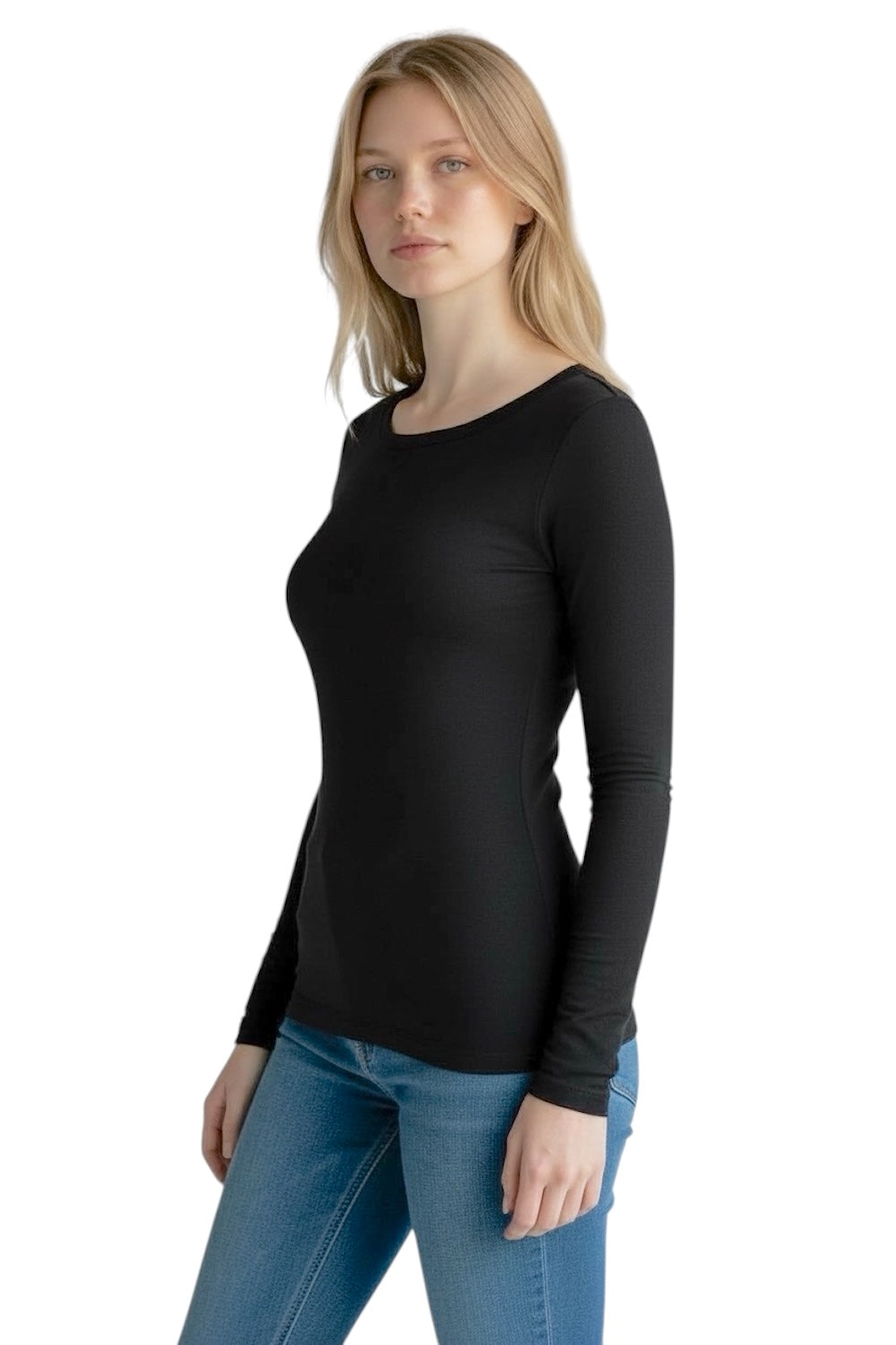 Le îls black cashmere t-shirt