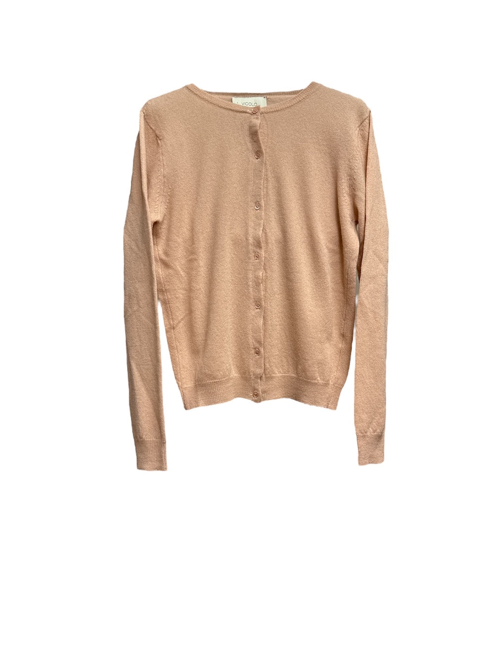 Vicolo antique pink cashmere cardigan
