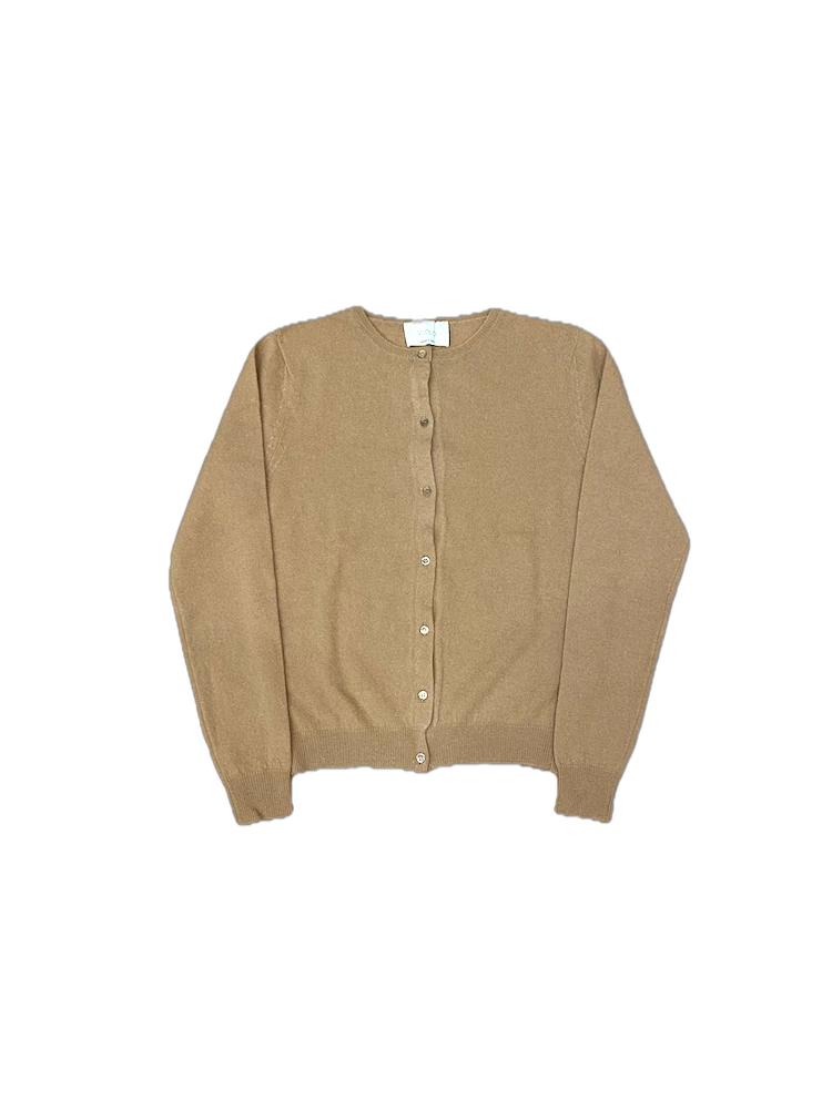 Vicolo camel cashmere cardigan