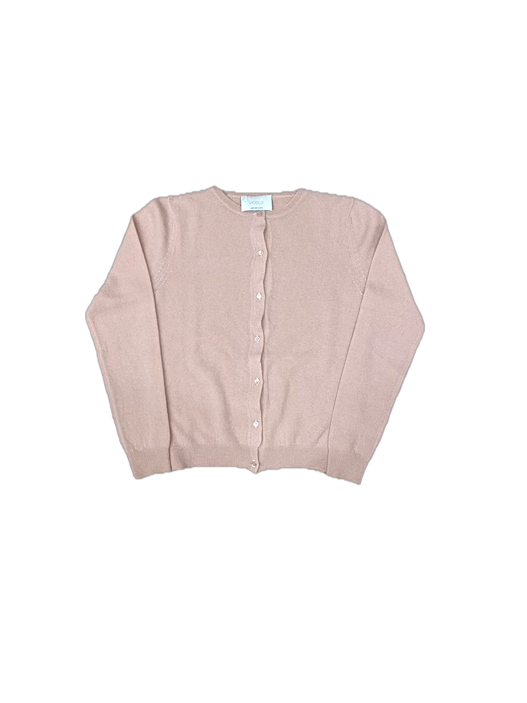 Vicolo antique pink cashmere cardigan