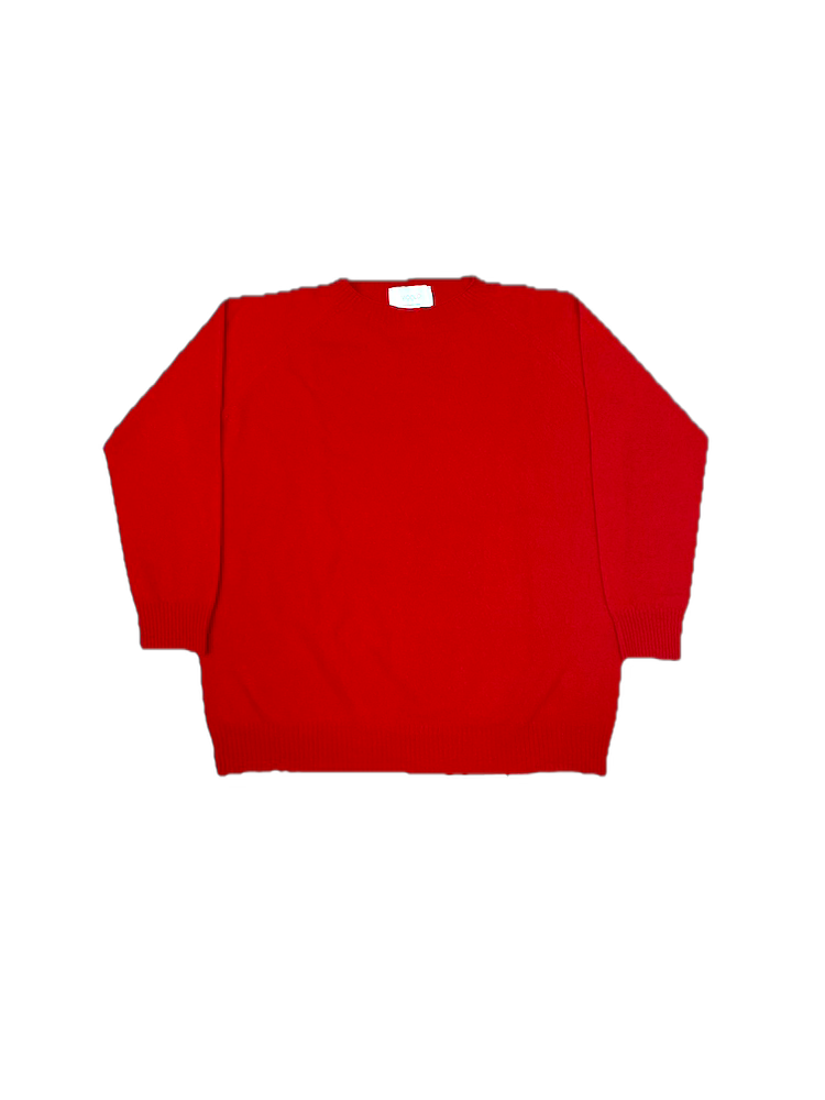 Vicolo long red cashmere pullover