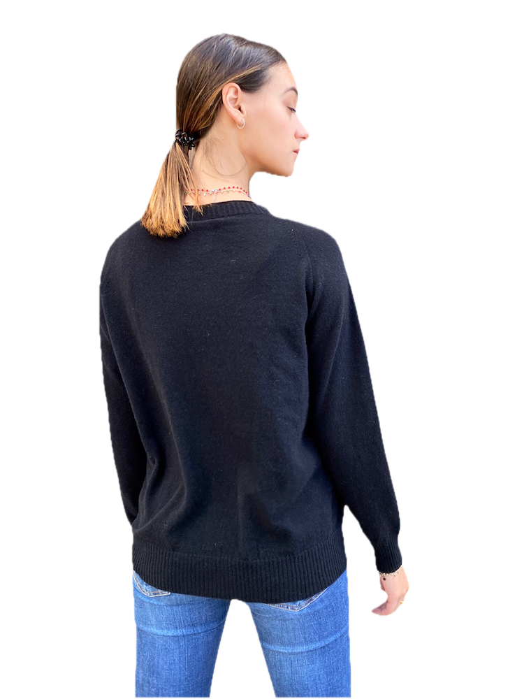 Vicolo black cashmere pullover