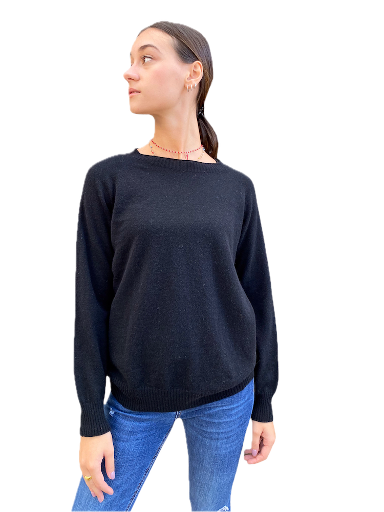 Vicolo black cashmere pullover