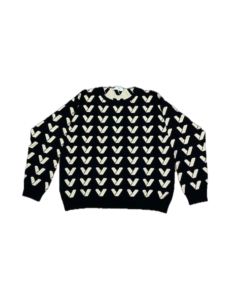 Vicolo black beige pullover