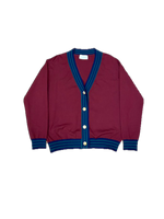 Vicolo bordeaux cardigan