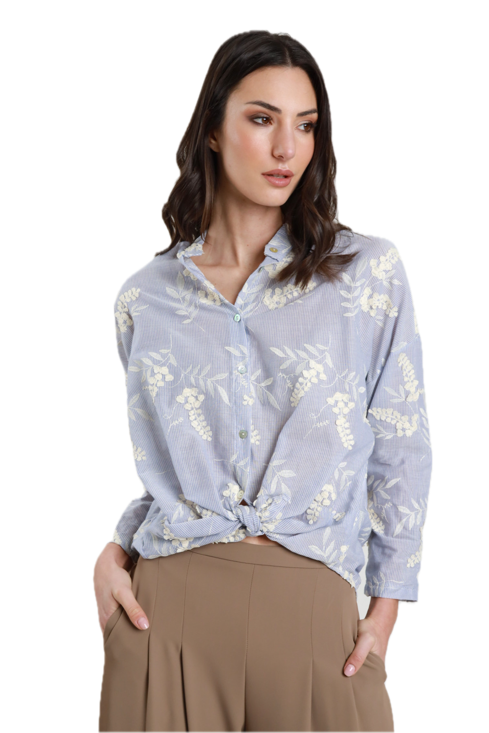 Susy Mix light blue shirt