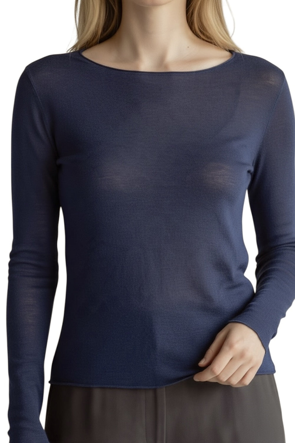 Le îls blue cashmere t-shirt