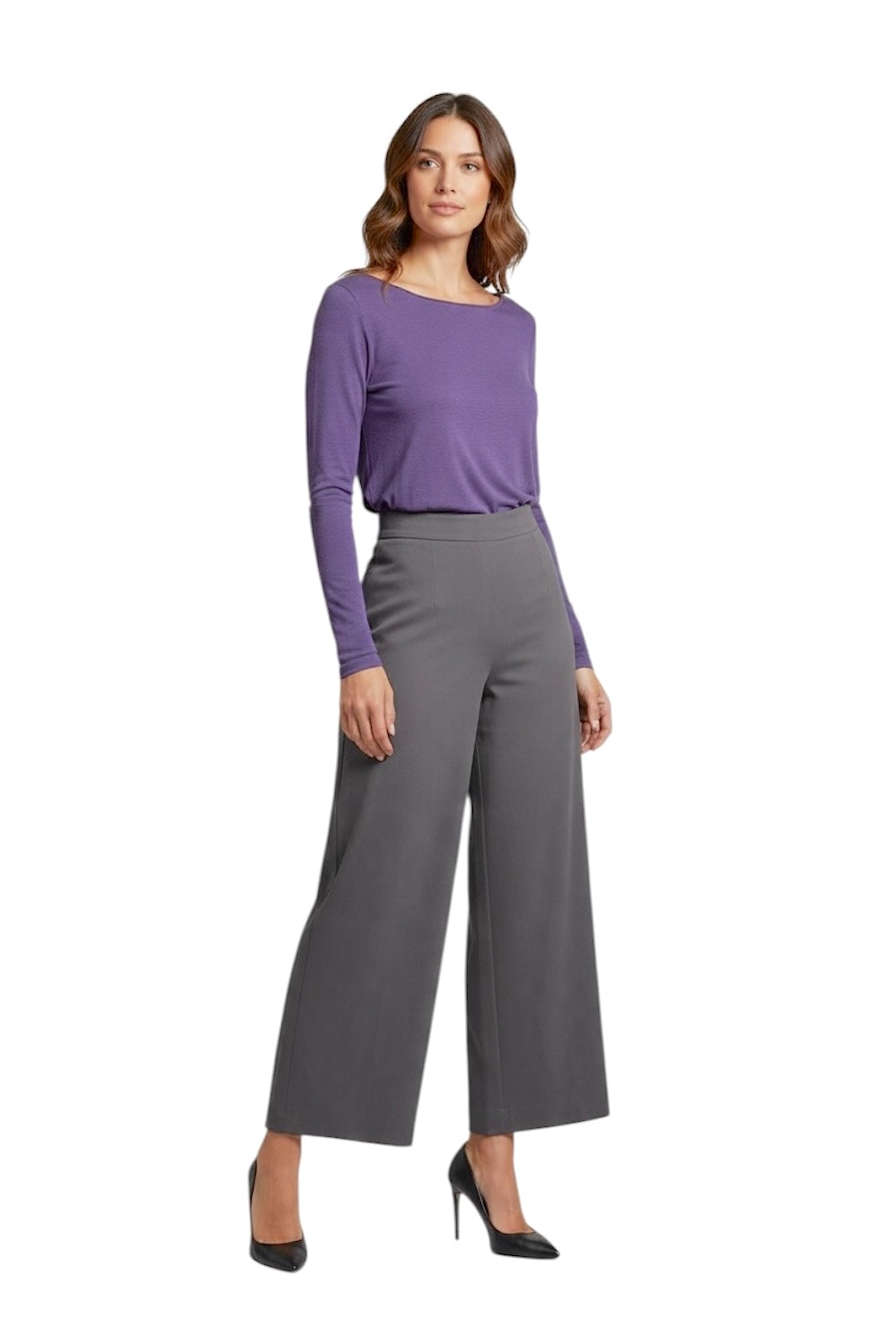 Le îls purple cashmere t-shirt