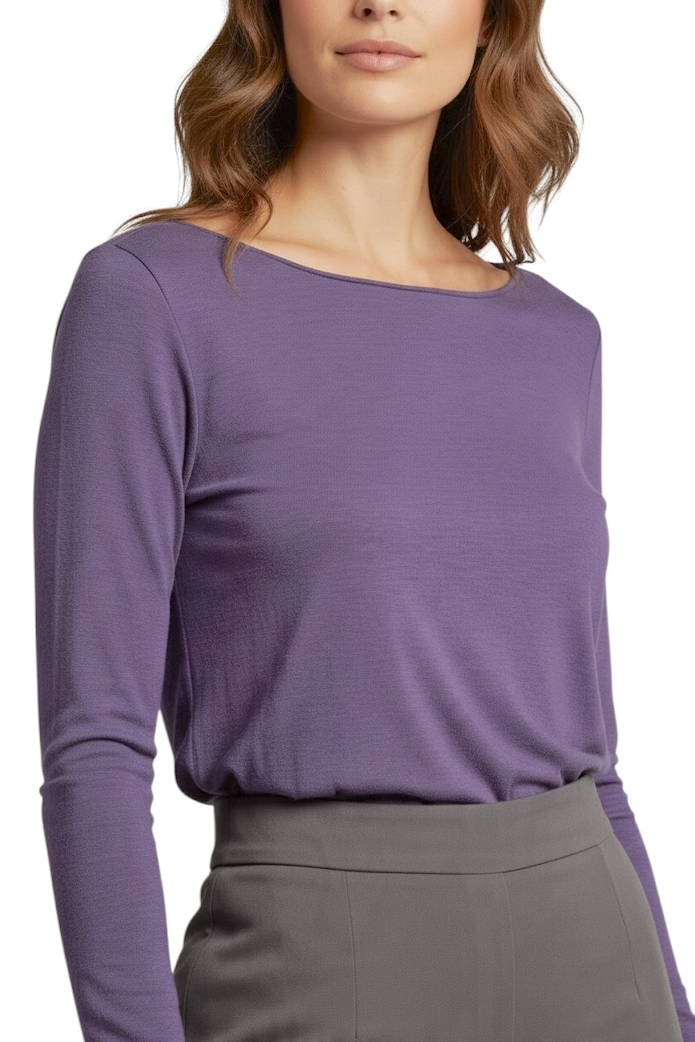 Le îls purple cashmere t-shirt
