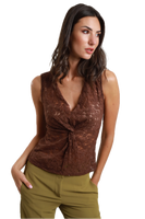 Susy Mix brown top
